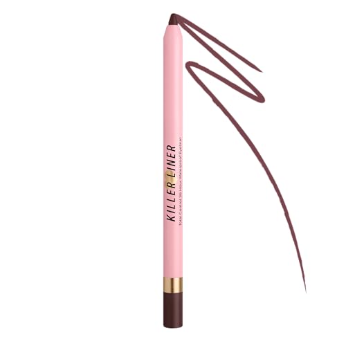 Too Faced Killer Liner 36-Hour Gel Eyeliner Pencil | Long Lasting, Waterproof, Non-Flaking Eyeliner Pencil, 0.04 Ounce, Chocolate