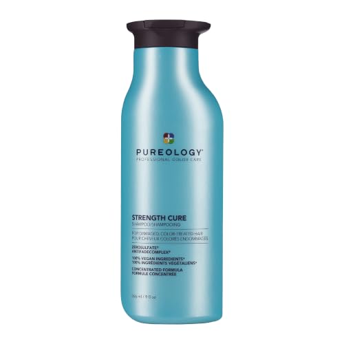 Pureology Strength Cure Shampoo – For Damaged Hair, 9 fl oz