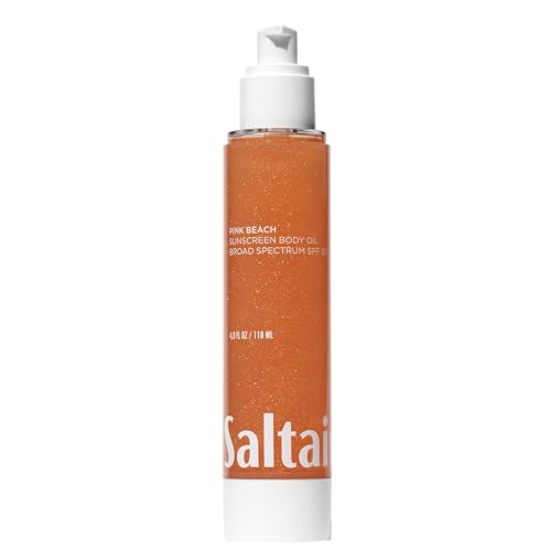 Saltair SPF Body Oil | Broad Spectrum SPF 50 | Pink Beach, 4 fl oz