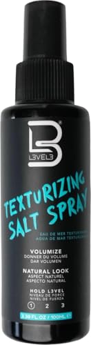 L3 Level 3 Sea Salt Texturizing Spray Creates Beachy Waves (3.38 fl oz)