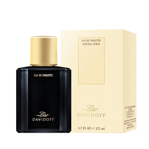 Davidoff Zino Eau de Toilette – Ambery Men's Cologne – With Notes of Brazilian Rosewood, Rose & Patchouli – Long Lasting Fragrance – 4.2 Fl Oz