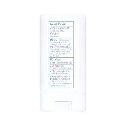 Thinksport Mineral Sunscreen Stick SPF 30, 0.64 Oz, Water Resistant & Vegan