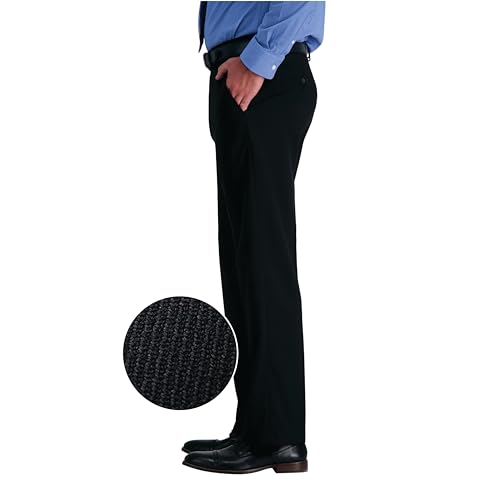 Haggar J.M Men's Premium Stretch Classic Fit Suit Separates Jackets, Black-Pant, 36Wx29L