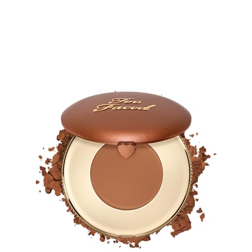 Too Faced Chocolate Soleil Matte Blurring Bronzer | Matte Bronzer Powder that Mimics Natural Skin for Blurred Sun-Kissed Effect, Travel Size, 0.07 Ounce