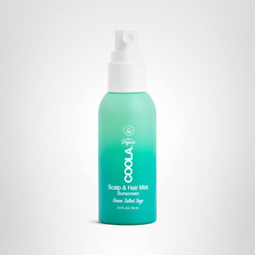 COOLA Scalp and Hair Spray Sunscreen SPF 30 Mist, 2 fl oz