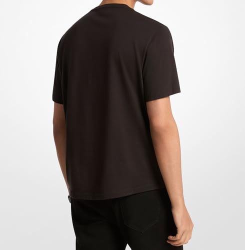 Michael Kors Men's MK Signature Pocket T-Shirt, Black, M