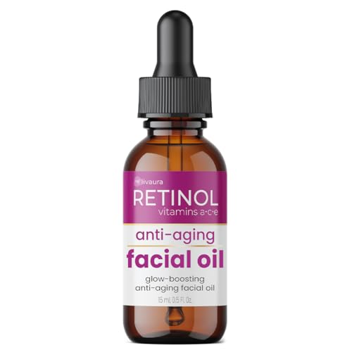 LIVAURA Retinol Face Oil for Women - Hydrating Anti Aging Glow Facial Oil
