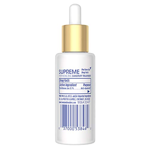 Head & Shoulders Supreme with Argan Oil and Vitamin E, Hydrating Scalp Serum, Fresh, 1.3 Fl Oz