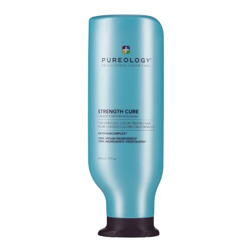 Pureology Strength Cure Conditioner – For Damaged Hair, 9 fl oz