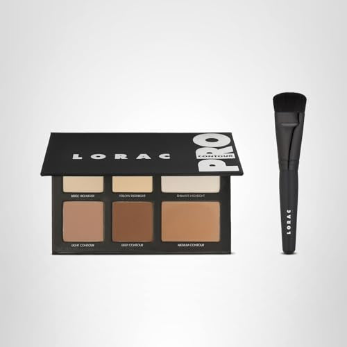 LORAC PRO Contour Palette & Contour Brush, Multi