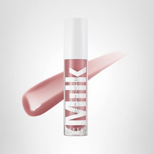 Milk Makeup Odyssey Lip Gloss – Non-Sticky, Hydrating + Sheer-Tinted Gloss with Long-Lasting, High Shine Finish – Vegan Formula Nourishes with Jojoba Oil – Wander (Mauve), 0.2oz