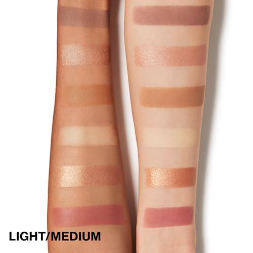 Smashbox The Cali Contour Palette | Six-Shade Contour Kit with Highlighter, Bronzer and Blush Powder for Face Contouring Makeup and Glow | Matte and Pearlescent Finishes, Light to Medium, 0.69 Ounce