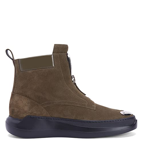 Giuseppe Zanotti, Denoel Zip Boots, 9.5, Military Green