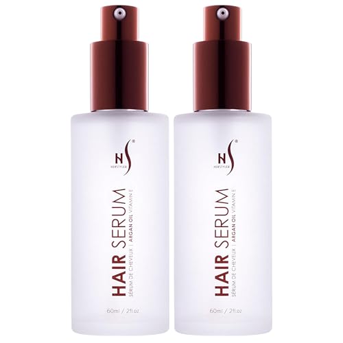 HerStyler Argan Oil Hair Serum - for Frizz, Straightening, Styling & Shine