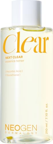 Neogen Next Clear Essence Toner 210ml, 7.1 fl oz – Dark Spot Targeting Toner with Vitamin C, Niacinamide & Vitamin P (Rutin) | Even Skin Tone + Firming | Sensitive Skin Tested | K-Beauty