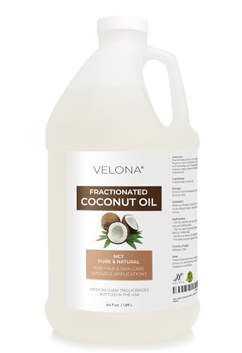 velona MCT Coconut Oil - 64 fl oz, Fractionated, 100% Pure Natural