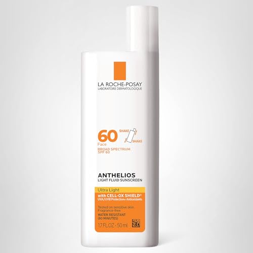 La Roche-Posay Anthelios Ultra Light Fluid Sunscreen for Face SPF 60, 1.7oz
