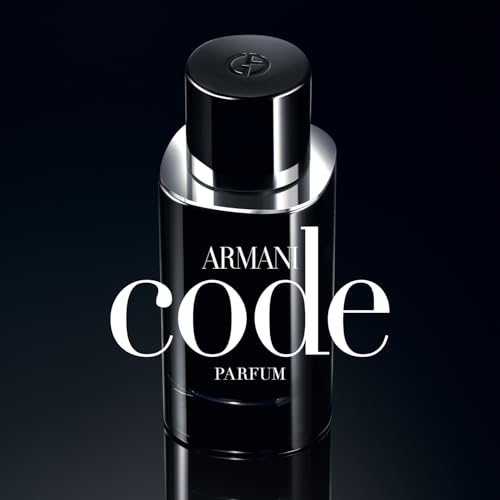 Armani Beauty - Code - Parfum - Cologne for Men - Fresh & Aromatic Men’s Fragrance - Bergamot, Clary Sage, Tonka Bean Notes - 1.0 Fl Oz