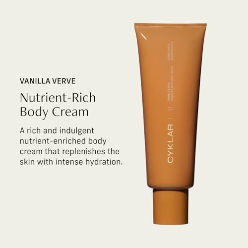 CYKLAR Hydrating Body Cream, 48-Hr Moisture & Non-Greasy - Vanilla Verve