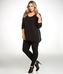 HUE womens Cotton Ultra With Wide Waistband, Assorted leggings pants, Black, Medium US