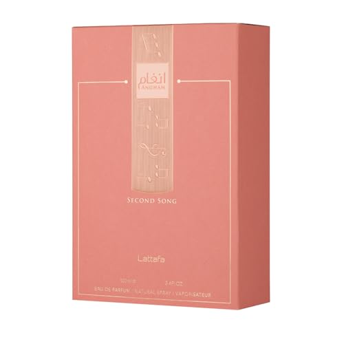 Lattafa Angham Second Song Eau de Parfum 100ml – Unisex Oriental Vanilla Fragrance, Long-Lasting Sweet & Creamy Scent