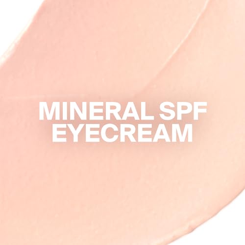 Supergoop! Bright-Eyed Mineral Eye Cream, 0.5 fl oz - SPF 40 PA+++ Hydrating & Illuminating Mineral Sunscreen - Under Eye Cream for Dark Circles & Puffiness - Revives Tired Eyes