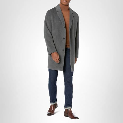 Cole Haan Men's Wool Plush Topper, Light Grey, X-Large