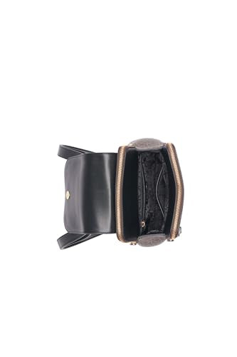 Calvin Klein Reyna Signature Key Item Flap Backpack, Brown/Khaki/Black, One Size