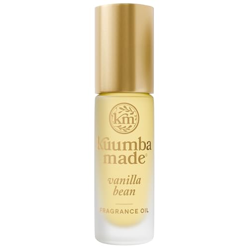 Kuumba Made Vanilla Bean Fragrance Oil Roll-On, Alcohol-Free, 0.15 Fl Oz
