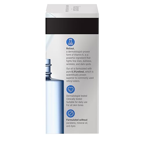 Neutrogena Rapid Wrinkle Repair Retinol Face Oil, 1.0 fl oz