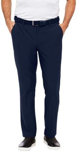Greg Norman ML75 Performance Men's Pant, 5 Pocket Performance ML75 Luxury Microfiber Pant - Dark Blue 32W X 32L