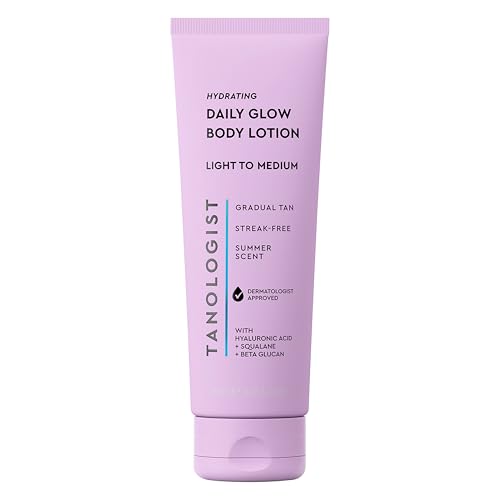 Tanologist Hydrating Daily Glow Body Lotion, Light/Medium, 8.45 fl oz