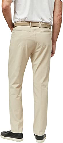 Greg Norman ML75 Performance Men's Pant | 5 Pocket Performance Pant | ML75 Luxury Microfiber - Tan 38W x 30L