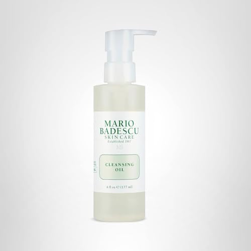 Mario Badescu Cleansing Oil for All Skin Types | Lightweight 2-in-1 Makeup Remover & Cleanser | Formulated with Nourishing Oils | 6 Fl Oz