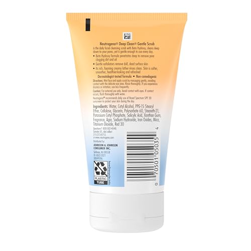 Neutrogena Deep Clean Gentle Daily Facial Scrub, 4.2 fl. Oz