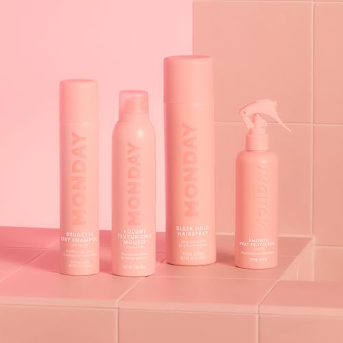 MONDAY HAIRCARE SMOOTH Heat Protectant with Keratin – 6 oz for a Smooth, Polished Finish(Pack of 2)