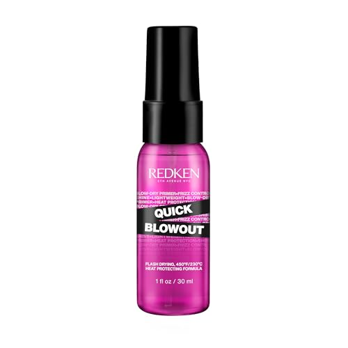 Redken Quick Blowout Heat Protectant Spray – For All Hair Types, 1 Fl Oz