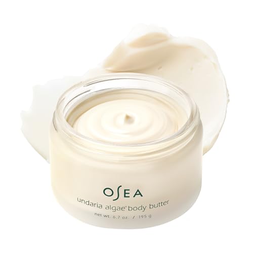 OSEA Undaria Algae™ Body Butter 6.7 oz - For Dry Skin - Ultra Hydrating Whipped Shea Butter + Ceramides - Vegan Skincare & Clean Bodycare - Thick Body Cream - For Extremely Dry Crepey Skin