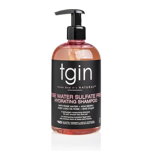 tgin Rose Water Sulfate-Free Hydrating Shampoo – Soft & Frizz-Free Strands