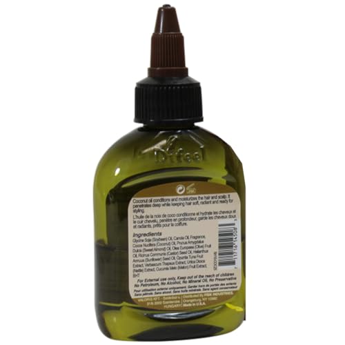 Difeel Coconut Hair Oil Blend 7.1 Ounce ounce