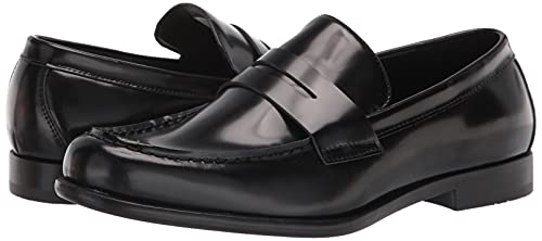 Calvin Klein Men's Crispo Loafer Flat, Black, 8