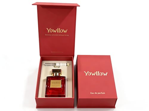 Yowllow- Ambery Saffron- Eau de Parfum- Inspired by Ba.ccarat Rou.ge-1.7 Fl Oz/50ML-Womens Perfume Long Lasting & Pure Fragrance Spray,Vegan & Cruelty-Free