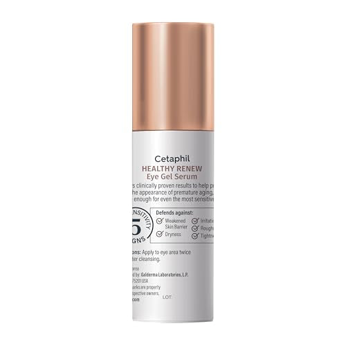 Cetaphil Healthy Renew Eye Gel Serum, Anti-Aging, Peptides, 0.5 fl oz