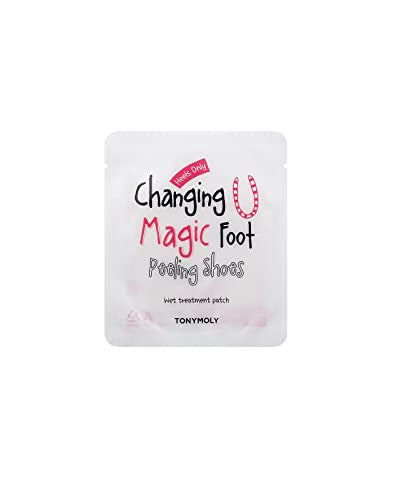 TONYMOLY Changing U Magic Foot Peel - Removes Calluses, Cracked Heels, 1pk