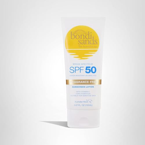 Bondi Sands Fragrance Free Sunscreen Body Lotion SPF 50, 5.07 Fl Oz