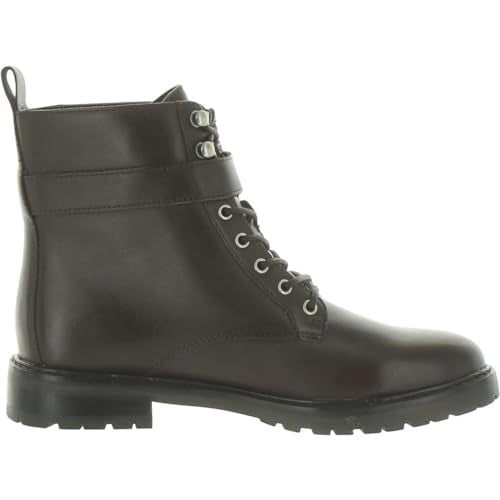 Lauren Ralph Lauren Women's Elridge Lug Sole Boot Chestnut Brown 9 B - Medium