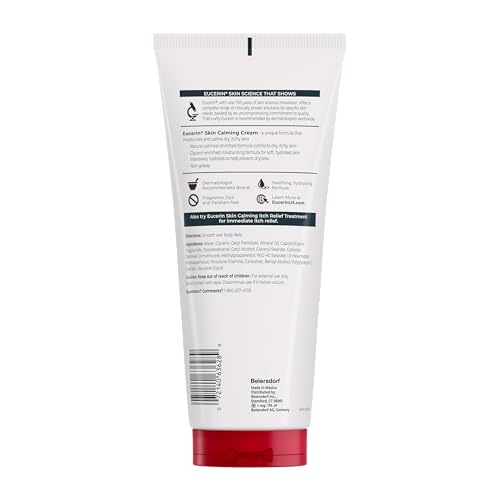 Eucerin Skin Calming Cream with Natural Oatmeal and Glycerin, 14 OZ