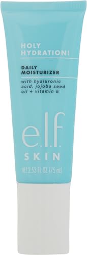 e.l.f. SKIN Holy Hydration! Daily Hydration Moisturizer, Lightweight Face Cream, Hydrating with Aloe & Jojoba, Smooths & Softens Skin, All Skin Types