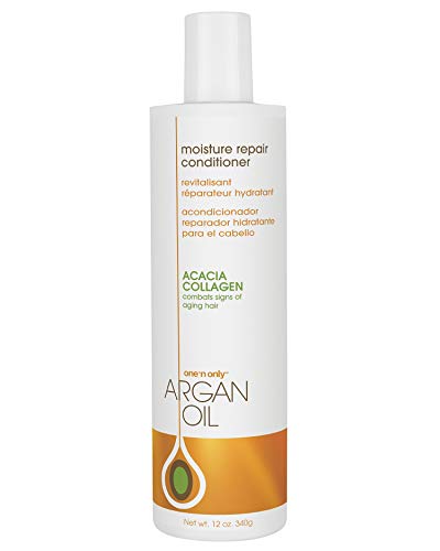 One 'N Only Argan Oil Moisture Repair Conditioner, Helps Detangle and Smooth Damaged Hair Cuticle to Improve Structure, Improves Shine and Manageability, 12 Fl. Oz