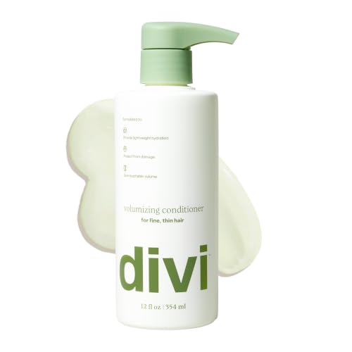 divi Volumizing Conditioner for Fine, Thin Hair with Rice Protein | 12 fl oz
